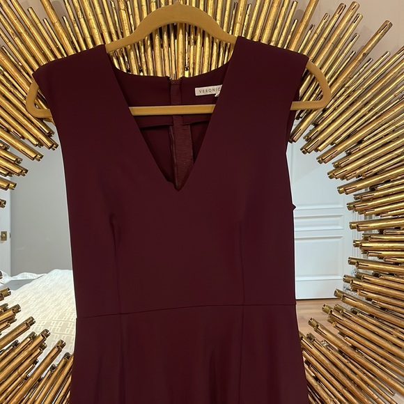 Veronica Beard Maroon Mini Dress - Picture 2 of 8